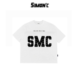 [Deal Mở Bán] Áo Thun Boxy Simon'c Star Effect  - Đen Trắng Basic Cotton Unisex Nam Nữ
