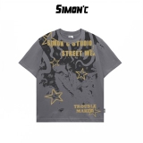 Áo Thun Simon'c MAKER - ĐEN Cotton Nam Nữ Unisex Tay Lỡ Oversize Local Brand Cổ Tròn