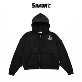 Áo Hoodie Zip SIMON’C PATCHY - 3 Màu Nỉ Cotton Nam Nữ Unisex OverSize Local Brand