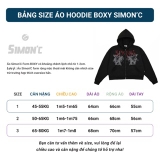 Áo Hoodie Zip SIMON’C ANGEL - 3 Màu Nỉ Cotton Nam Nữ Unisex OverSize Local Brand