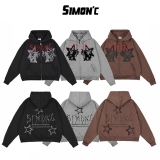 Áo Hoodie Zip SIMON’C ANGEL - 3 Màu Nỉ Cotton Nam Nữ Unisex OverSize Local Brand