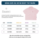 Áo Sơ Mi Boxy Thêu Xù Simon'c Striped - 3 Màu Vải Oxford Tay Lỡ Nam Nữ Local Brand Thời Trang