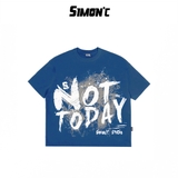 Áo Thun Boxy Simon'c Not Today - 3 Màu Cotton Unisex Tay Lỡ Nam Nữ Local Brand Thời Trang