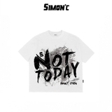 Áo Thun Boxy Simon'c Not Today - 3 Màu Cotton Unisex Tay Lỡ Nam Nữ Local Brand Thời Trang