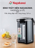 Bình Thủy Điện inox 304 Nagakawa NAG0404 (4.0 Lít)