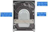 Máy giặt sấy Aqua AQD-DH1500G.PP 15/10kg