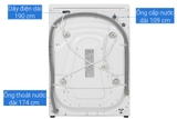 Máy giặt Whirlpool 8.0 KG FWEB8002FW