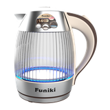 Ấm siêu tốc thủy tinh 1,8 lít Funiki HKT5252