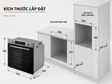 Lò hấp kèm nướng Bosch HQA574ES3 Series 4 – 71L