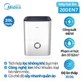 Máy hút ẩm và lọc không khí MIDEA 20 lít MDDF-20DEN7-QA3