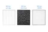 Máy lọc không khí và hút ẩm Sharp DW-E16FA-W (38m²/16lít)