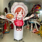 Rối hơi vẫy tay quán bún phở