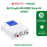 Bộ Chuyển Đổi HDMI Sang AV Dây Chuyển Đổi Âm Thanh, Hình Ảnh Ugreen(40223)