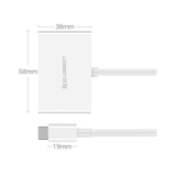 Bộ Chuyển Đổi USB Type C Sang HDMI + VGA Ugreen(30843)