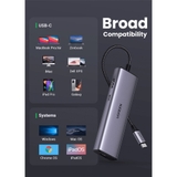 Bộ Chuyển Đổi USB Type C Sang HDMI+SD+TF+PD+2 Cổng USB 3.0+RJ45 Ugreen (90568)