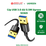 Cáp Dữ Liệu USB 3.0 Truyền Dữ Liệu Giữa Máy Tính Và Ổ Cứng USB 2m Ugreen
