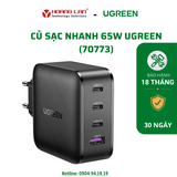 Sạc Điện Thoại Máy Tính Bảng Cổng USB-C 65W Ugreen