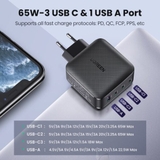 Sạc Điện Thoại Máy Tính Bảng Cổng USB-C 65W Ugreen
