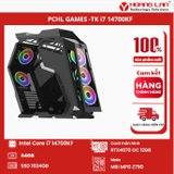 BỘ MÁY TÍNH PCHL 03 GAMING ( INTEL CORE I7-14700KF / VGA: RTX 4070 OC 12GB / Ram: 64GB / SSD: 1T / PSU: 1250W )