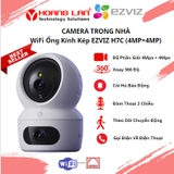 Camera EZVIZ 2 mắt CS-H7C trong nhà wifi, Xoay 360, 4M + 4M