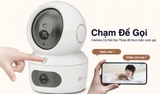 Camera EZVIZ 2 mắt CS-H7C trong nhà wifi, Xoay 360, 4M + 4M
