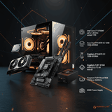 BỘ MÁY TÍNH PCHL 05 GAMING ( INTEL CORE I7-13700KF / VGA: RTX4070 OC 12GB / Ram: 32GB / SSD: 1T / PSU: 850W )