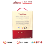 Vang Đàlạt Classic Red Wine Hộp 3L