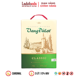 Vang Đàlạt Classic White Wine Hộp 3L