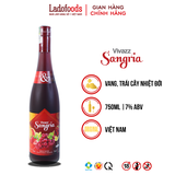 Vang Vivazz Sangria Red Wine 750ML 7% Vol