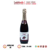 Vivazz Sparkling Juice - Nước Trái Cây Tự Nhiên Có Ga - Nho Đỏ - Chai 720ML