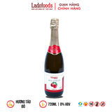 Vivazz Sparkling Juice - Nước Trái Cây Tự Nhiên Có Ga - Táo Đỏ - Chai 720ML