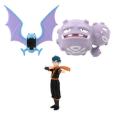 Koga Weezing Golbat- Pokémon Scale World Bandai