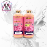 Gội xả tinh chất hoa hồng Biotin Raislave Luxury Rose Oil 2000ml