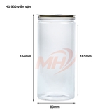 Hũ viền vặn 930 ml