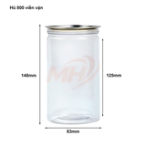 Hũ viền vặn 800ml