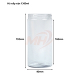 Hũ nắp vặn 1300ml