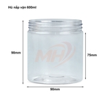 Hũ nắp vặn 600ml