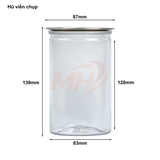 Hũ viền chụp 750ml
