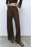Set Zara rêu cải ren 3D