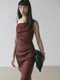 Váy 2 dây MASSIMO DUTTI boocdo linen