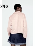 Sơ mi ZARA da lộn