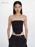 Áo cúp ngực DION LEE chỉ đỏ