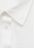 Sơ mi MANGO linen túi ngực