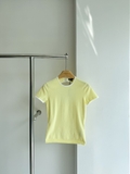 Áo MAJE vàng cut out lưng