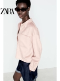 Sơ mi ZARA da lộn
