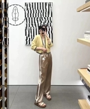 Quần lụa Celine sọc 2 màu