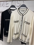 Cardigan Tory Burch viền 2 màu