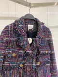 Áo khoác EDWARD ACHOUR PARIS Tweed cổ bẻ
