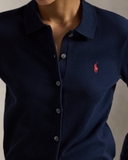 Cardigan RALPH LAUREN cổ bẻ hàng khuy