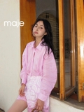 Sơ mi MAJE hồng